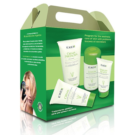 BioCosmética Exel MiniSet Tratamiento Estético para piel Grasa o Acneica