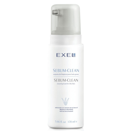 BioCosmética Exel Sebum Clean Espuma para Cutis Graso 170 ml.