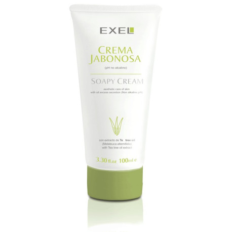 BioCosmética Exel Crema Jabonosa con TeaTree Oil 100 ml.
