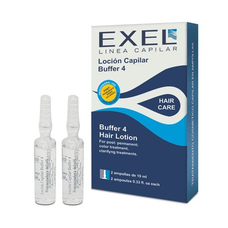 BioCosmética Exel Loción Capilar Buffer 4 x 2 Amp.