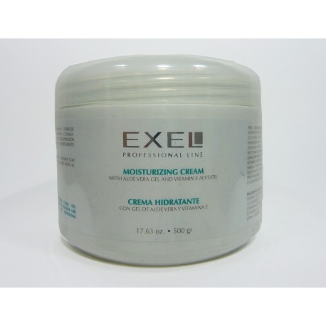 BioCosmética Exel Crema Hidratante con gel de Aloe Vera y Vitamina E 500 gr. 