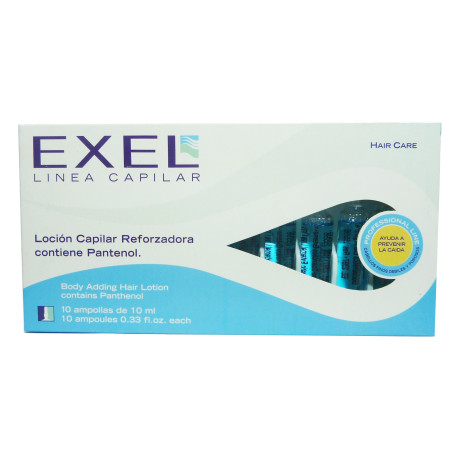 BioCosmética Exel Loción Capilar Reforzadora 10 Amp.