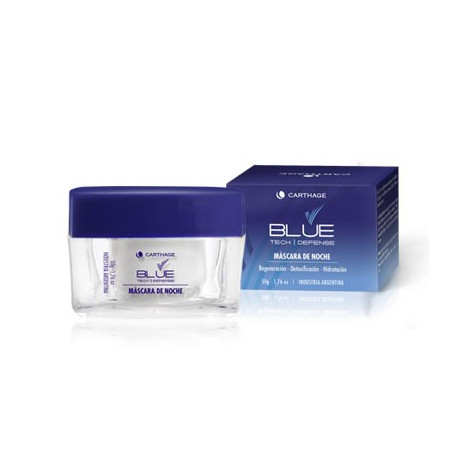 Carthage Blue Tech Defense Máscara de Noche