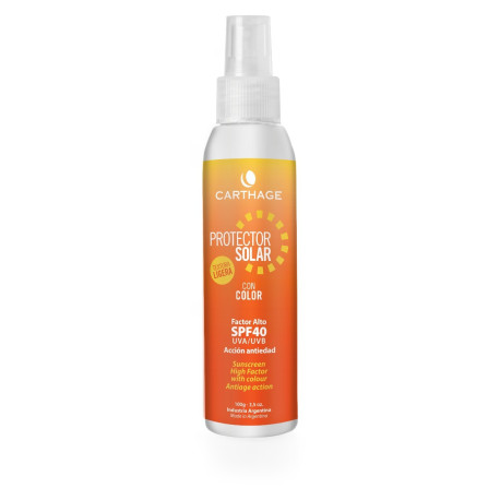 Carthage Protector Solar Textura Ligera con Color