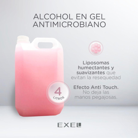 Alcohol en Gel Antimicrobiano x 400 lts