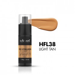 Idraet Pro MakeUp - PRO HYALURON LIGHTWEIGHT - Base Fluida HD - Tono HFL38 Light Tan x 30g