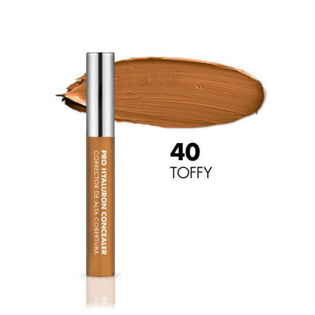 Idraet Pro MakeUp - PRO HYALURON CONCEALER - Corrector de Alta Cobertura HD - 40 TOFFEE x 10 g