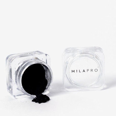 Mila Marzi PRO Sombra en Polvo Perla  (Pote) x 1gr.  Negro Impact