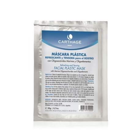 Carthage MASCARA PLASTICA REFRESCANTE Y TENSORA PARA ROSTRO 